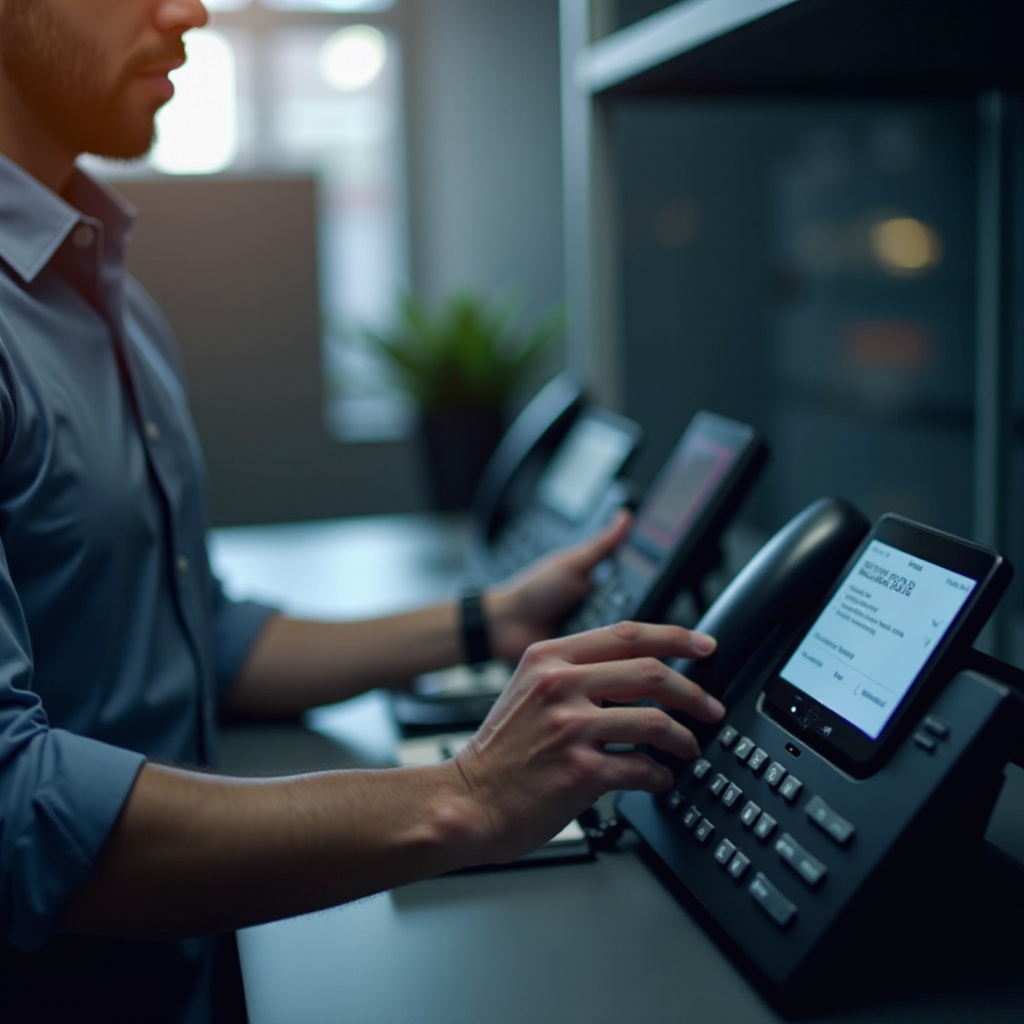 how to connect j189 phone with avaya ip office